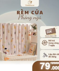 Rèm cửa dán tường XinhDecor chắn nắng trang trí phòng
